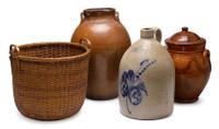 Group of assorted kitchen items 19th century