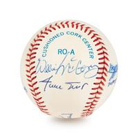 A 500 Home Run Club Signed Autograph Baseball Including Hank Aaron and Willie Mays (Six Signatures, Beckett Authentication Services BAS Certified),