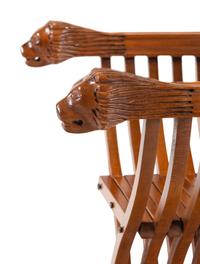 An Italian Renaissance Style Savonarola Chair