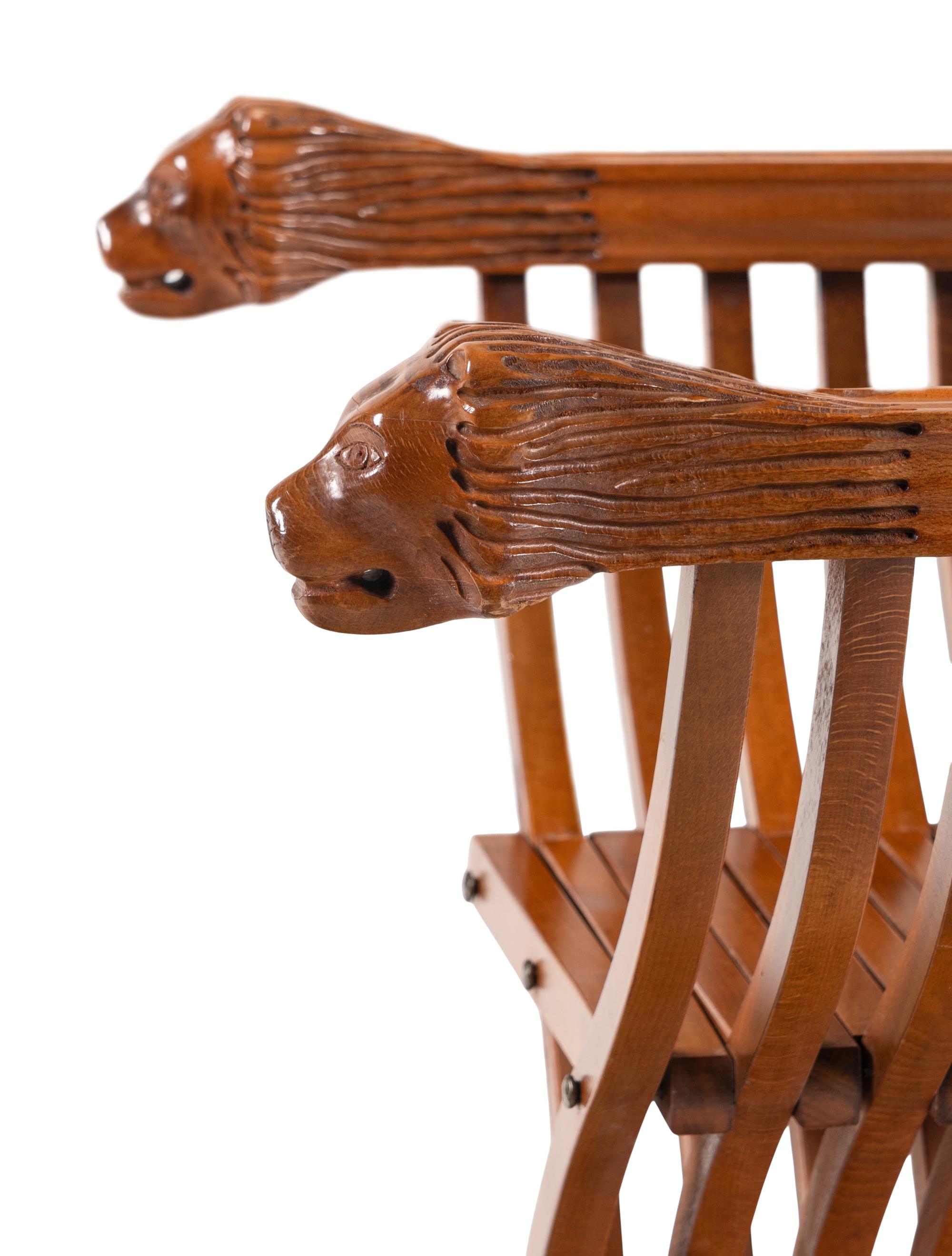 An Italian Renaissance Style Savonarola Chair