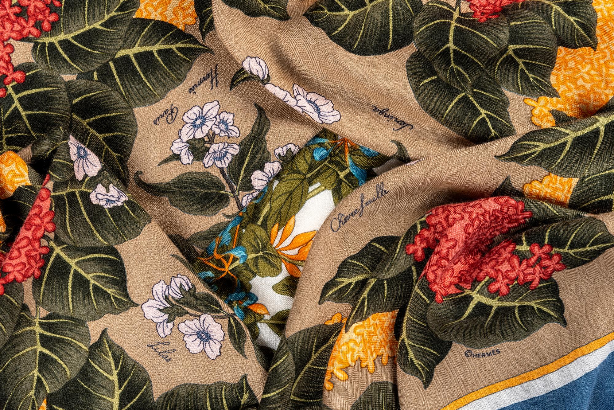 Hermès Cashmere/Silk Scarf