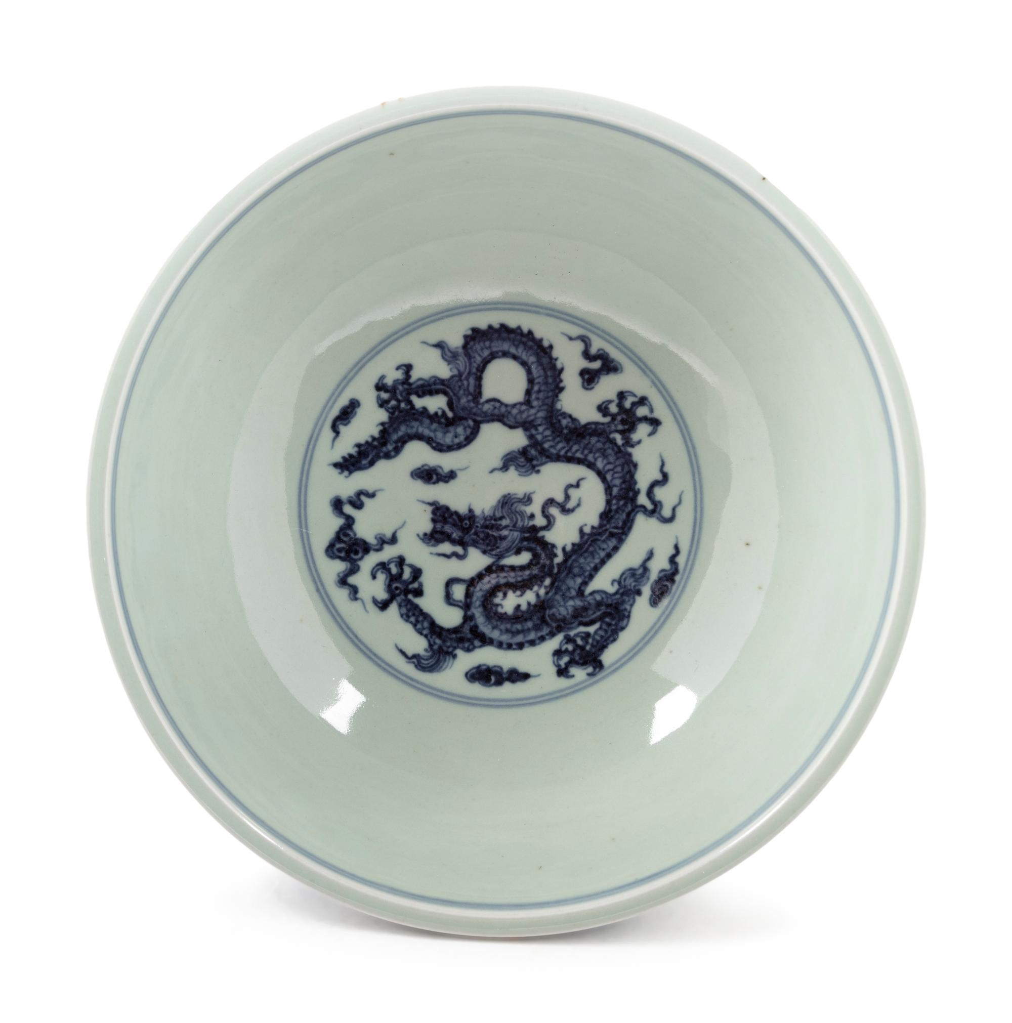 Three Chinese Blue and White Porcelain Vessels