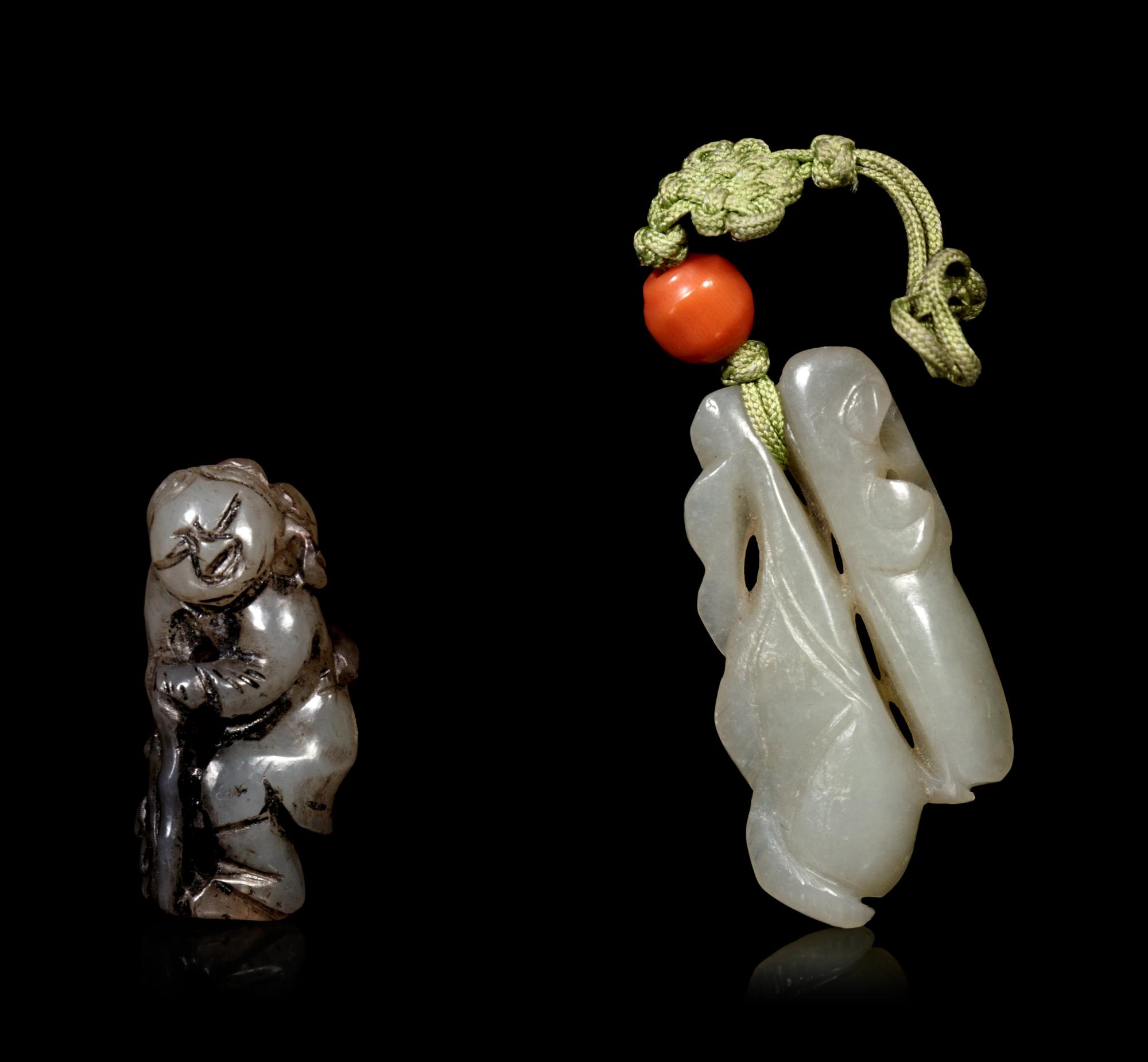 Two Chinese Jade Pendants