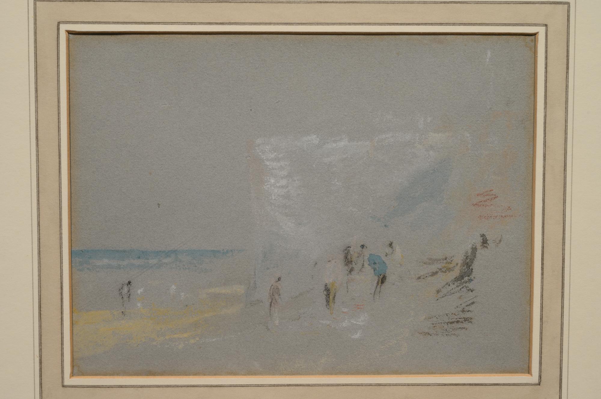 Figures on the Cliffs at Margate , c. 1840-45