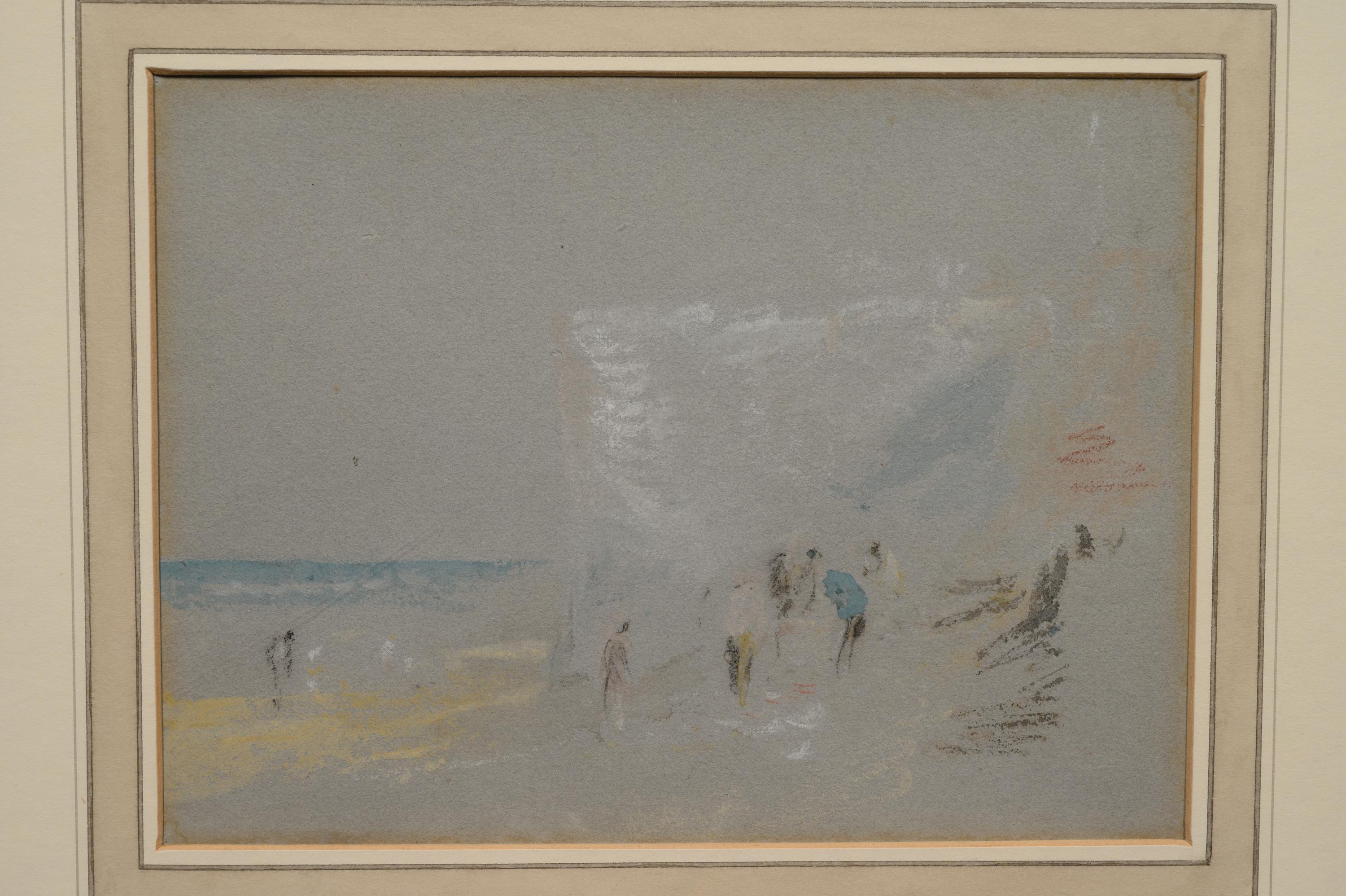 Figures on the Cliffs at Margate , c. 1840-45