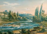 Two Works; Country Landscapes