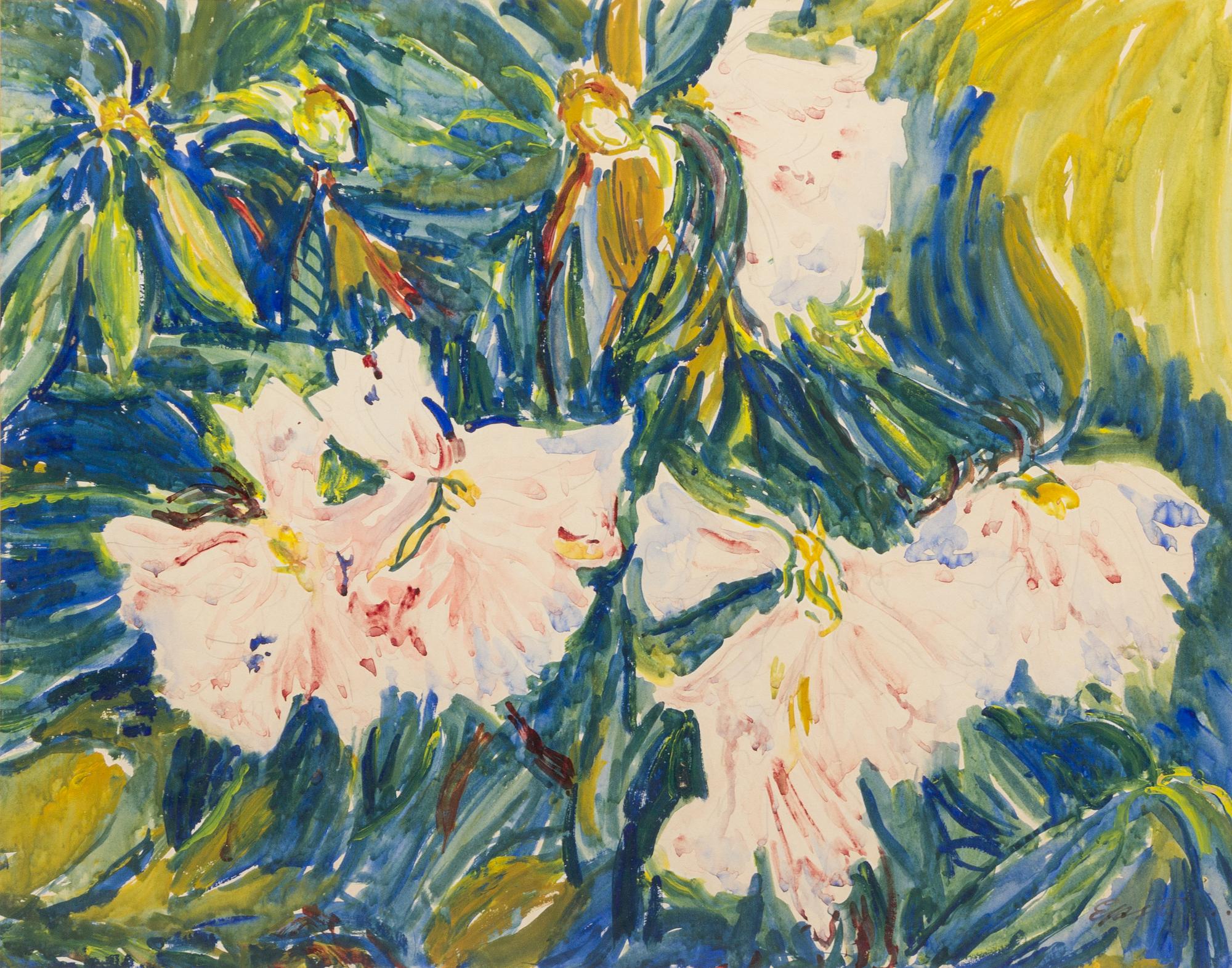 Jacob Epstein, (Israeli, 1921-2003), Pink Rhodes
