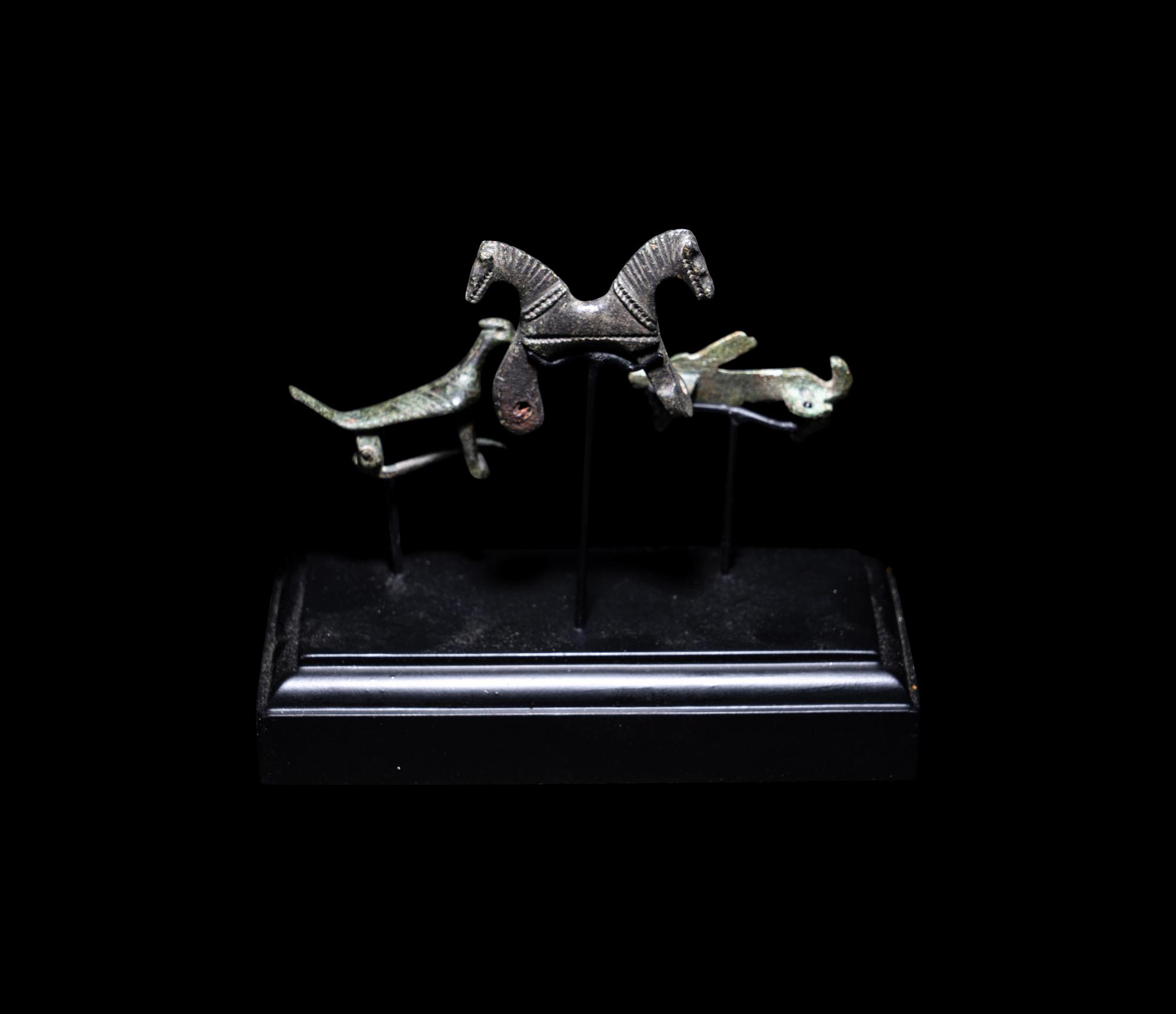Three Roman Bronze Fibulae