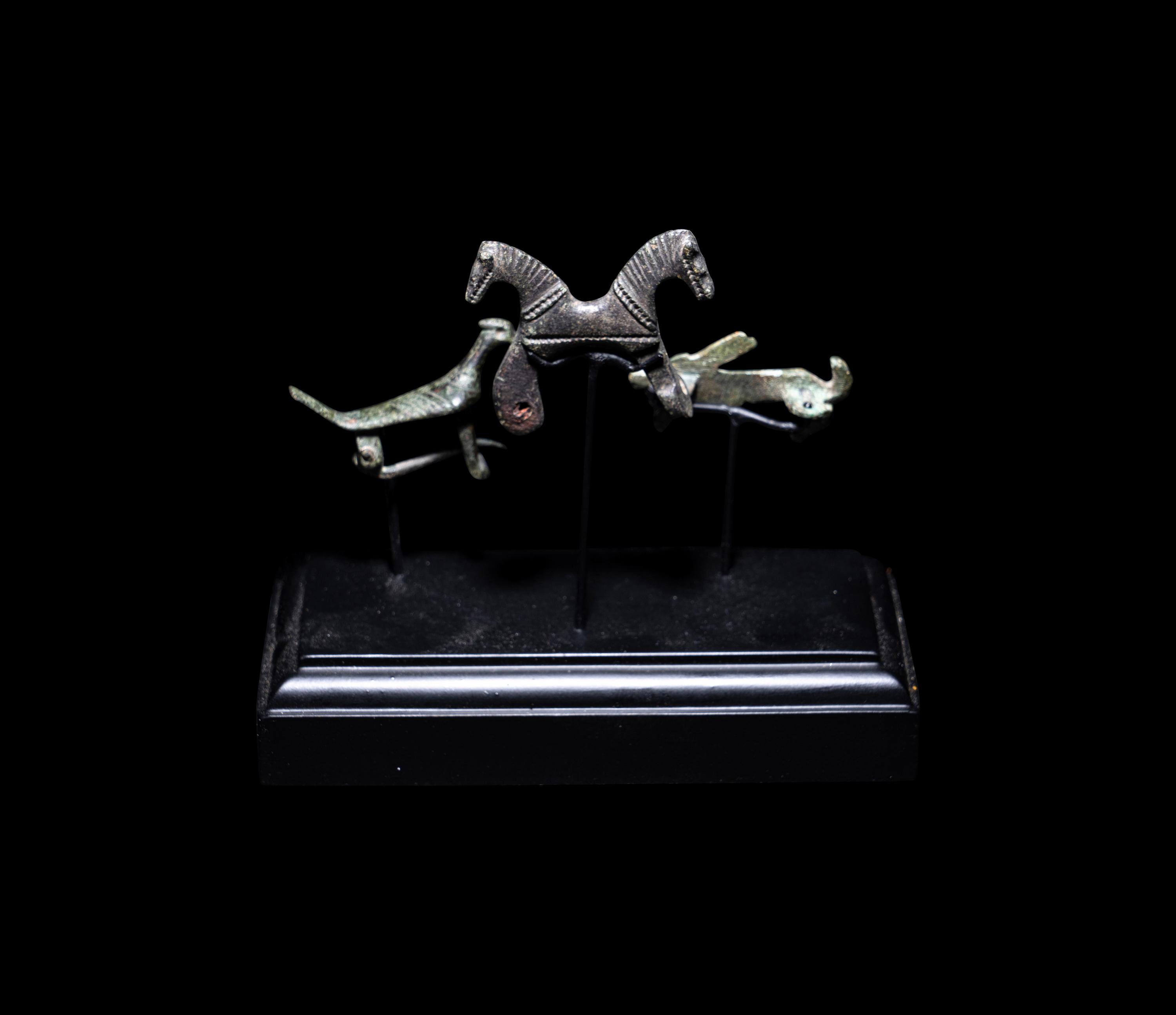 Three Roman Bronze Fibulae
