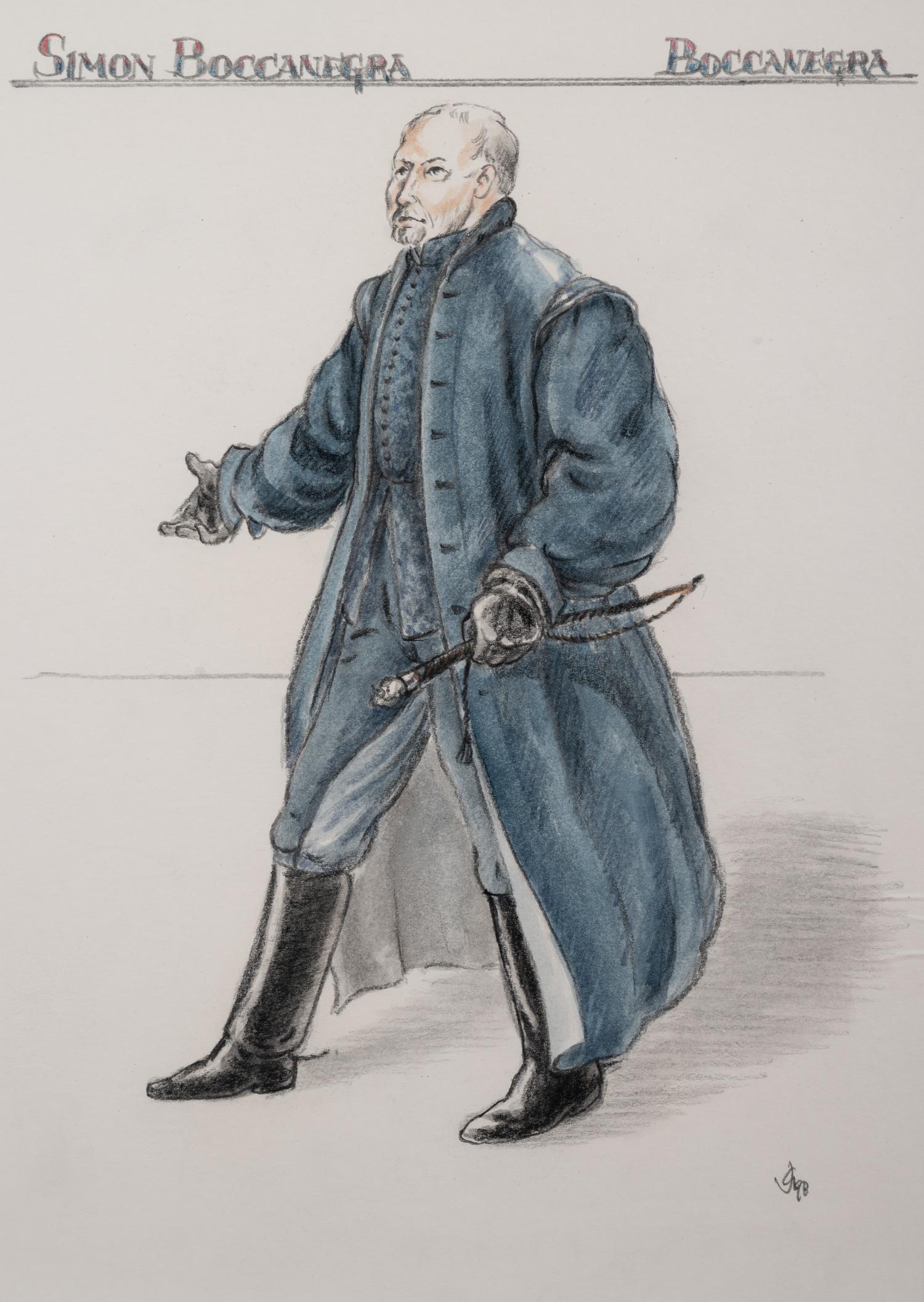 Seven Conceptual Opera Costume Illustrations, Late 1960s-2012