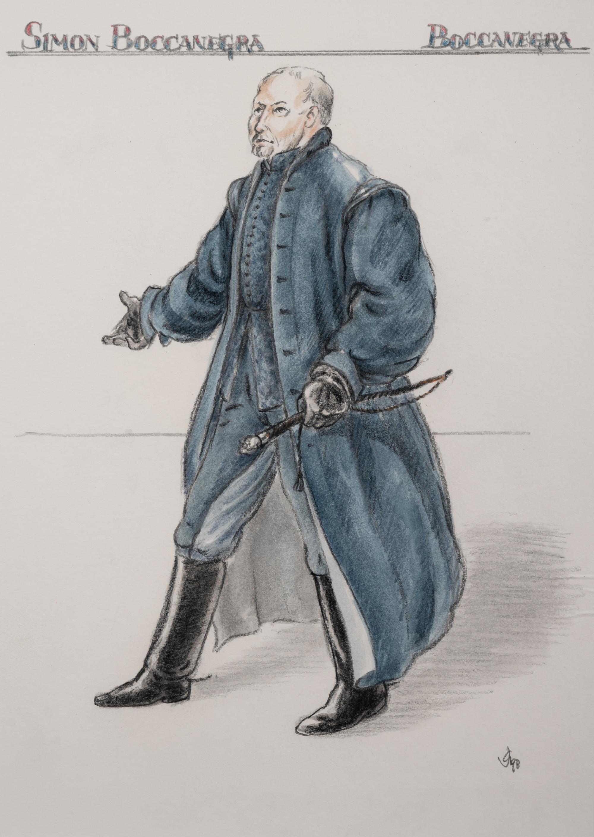 Seven Conceptual Opera Costume Illustrations, Late 1960s-2012