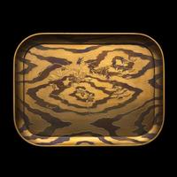 Three Japanese Gold Lacquer Covered Boxes, Meiji Period