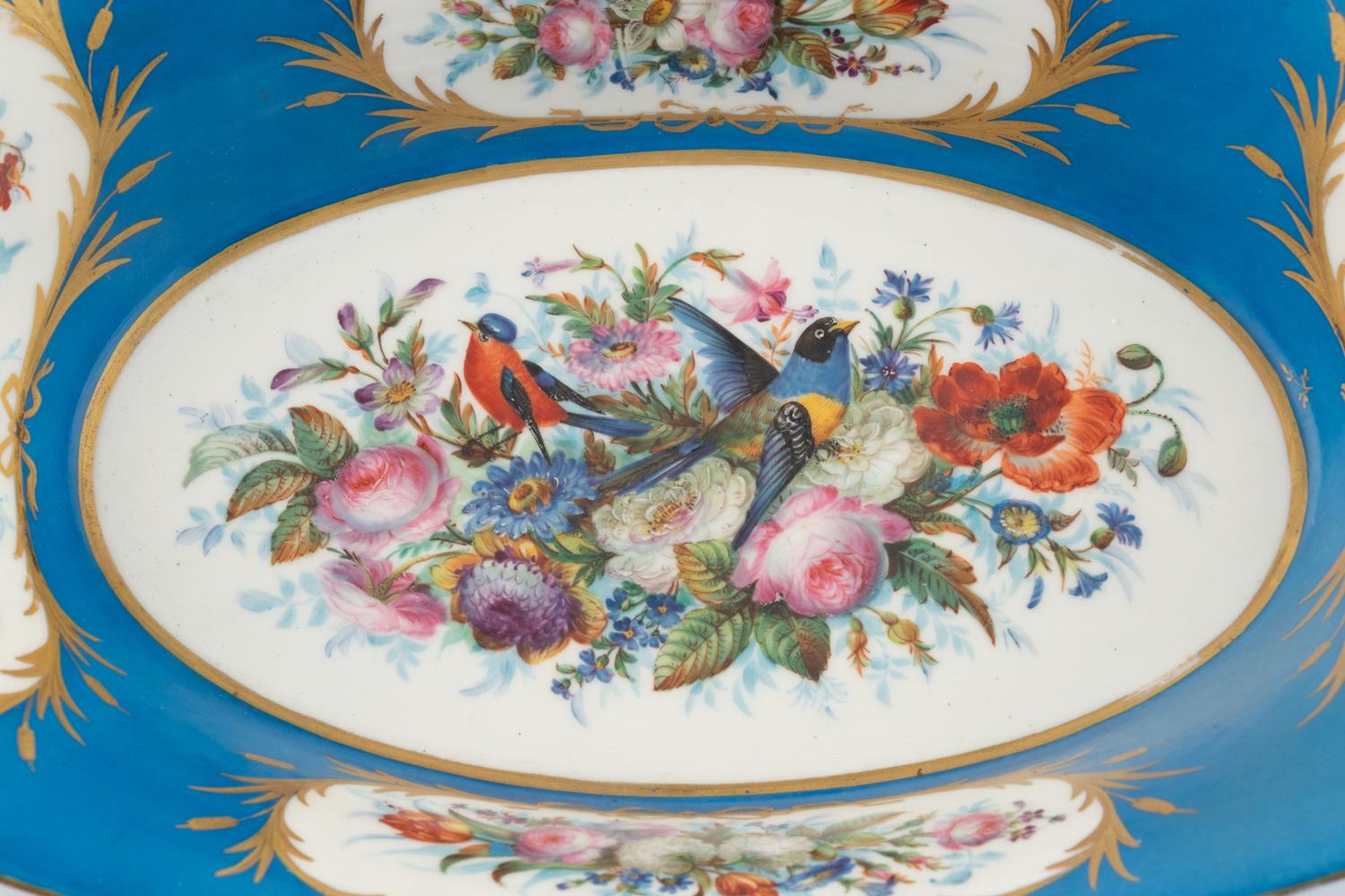 A Sèvres Painted Porcelain Dish