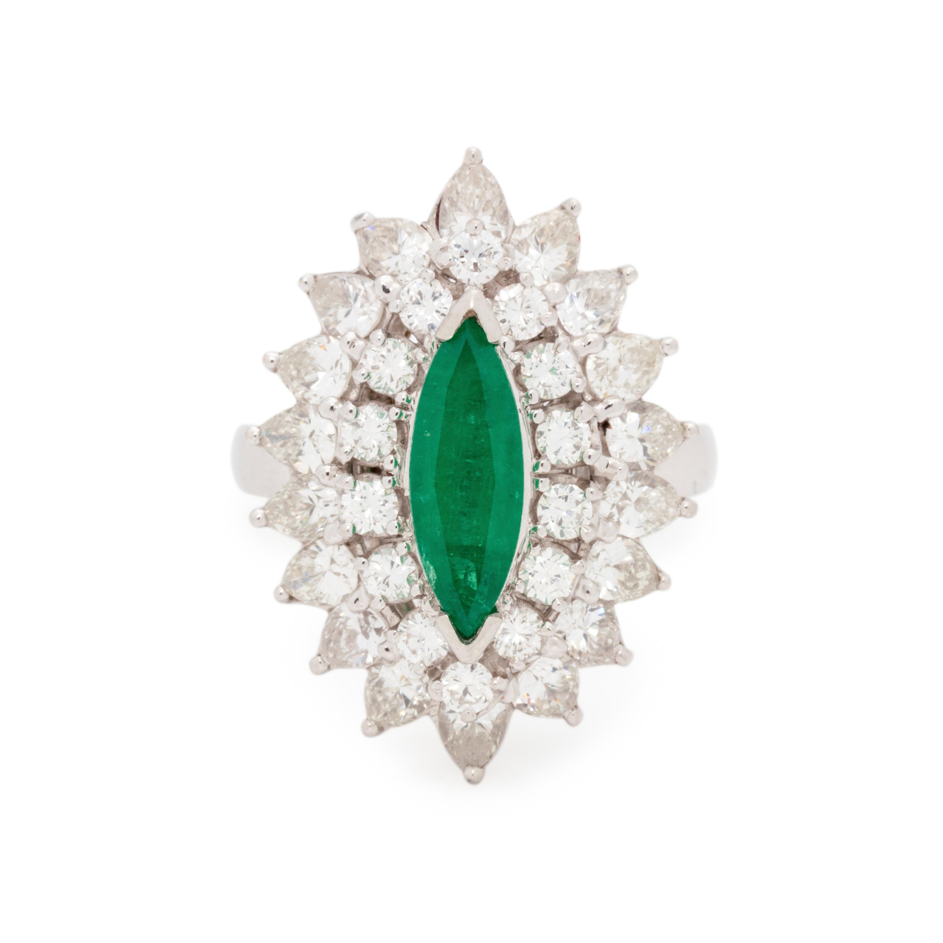 EMERALD AND DIAMOND CONVERTIBLE RING/PENDANT