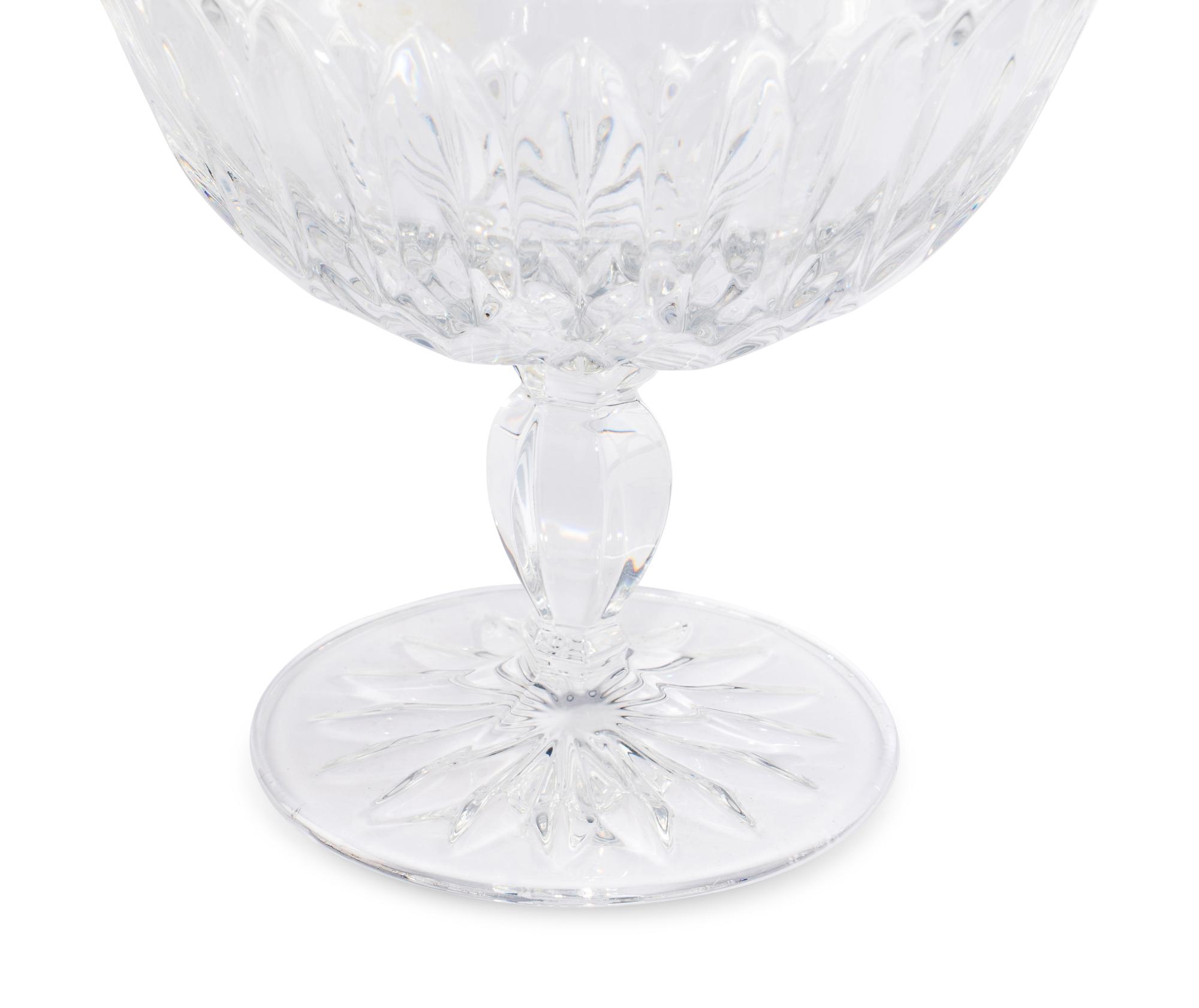 A Glass Pedestal Bowl