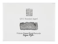 GOREY, Edward (1925-2000). Dogear Wryde Postcards. Q. R. V. Hikuptah . -- Q . R. V. Unwmkd. Imperf. N.p.: n.p., 1996.