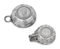 Two French Silver Tastevins