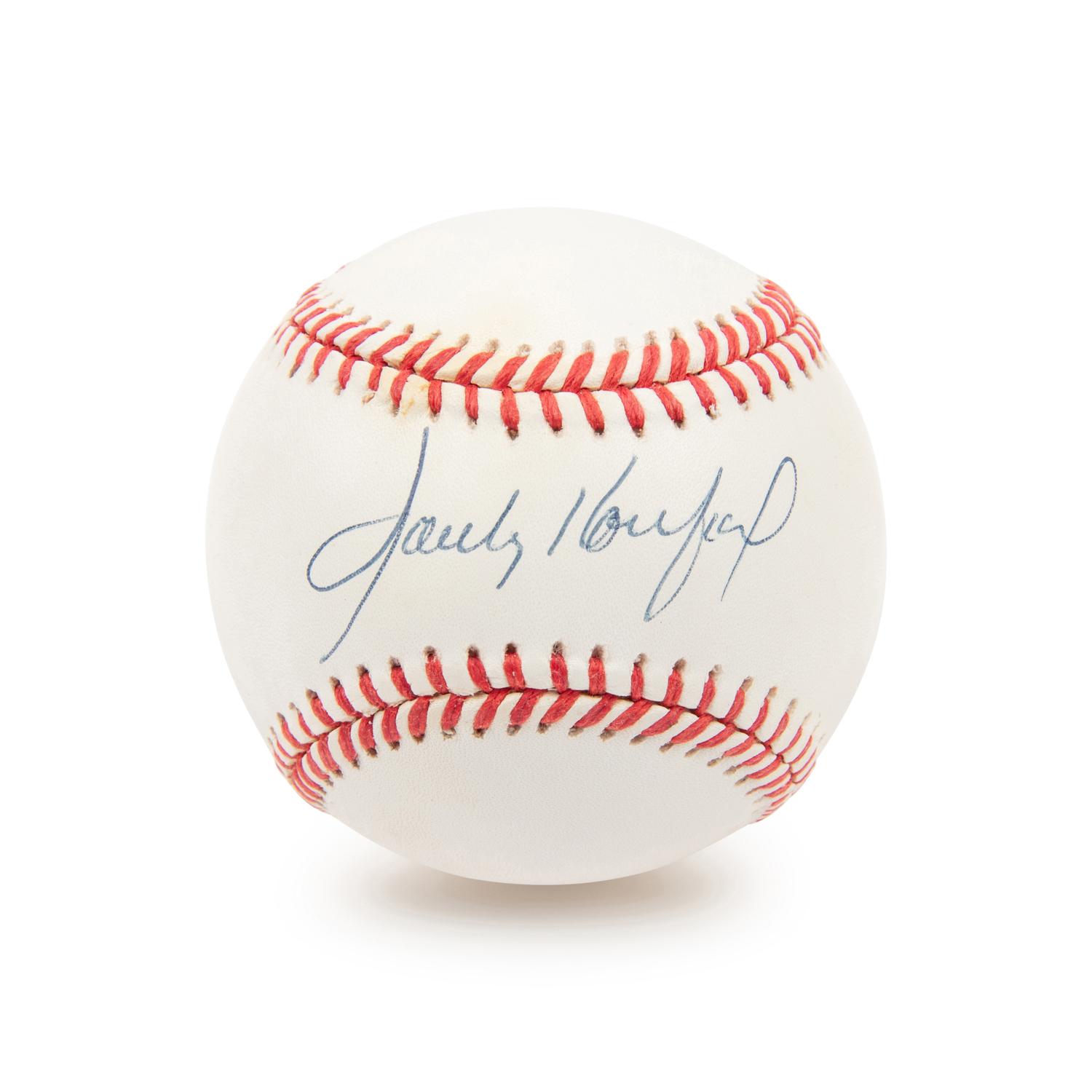 A Sandy Koufax Single Signed Autograph Baseball (JSA Letter)