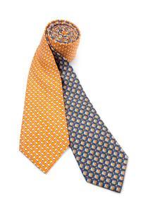 A Pair of Hermès Silk Ties,