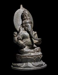 Two Javanese and Indonesian Bronze Figures