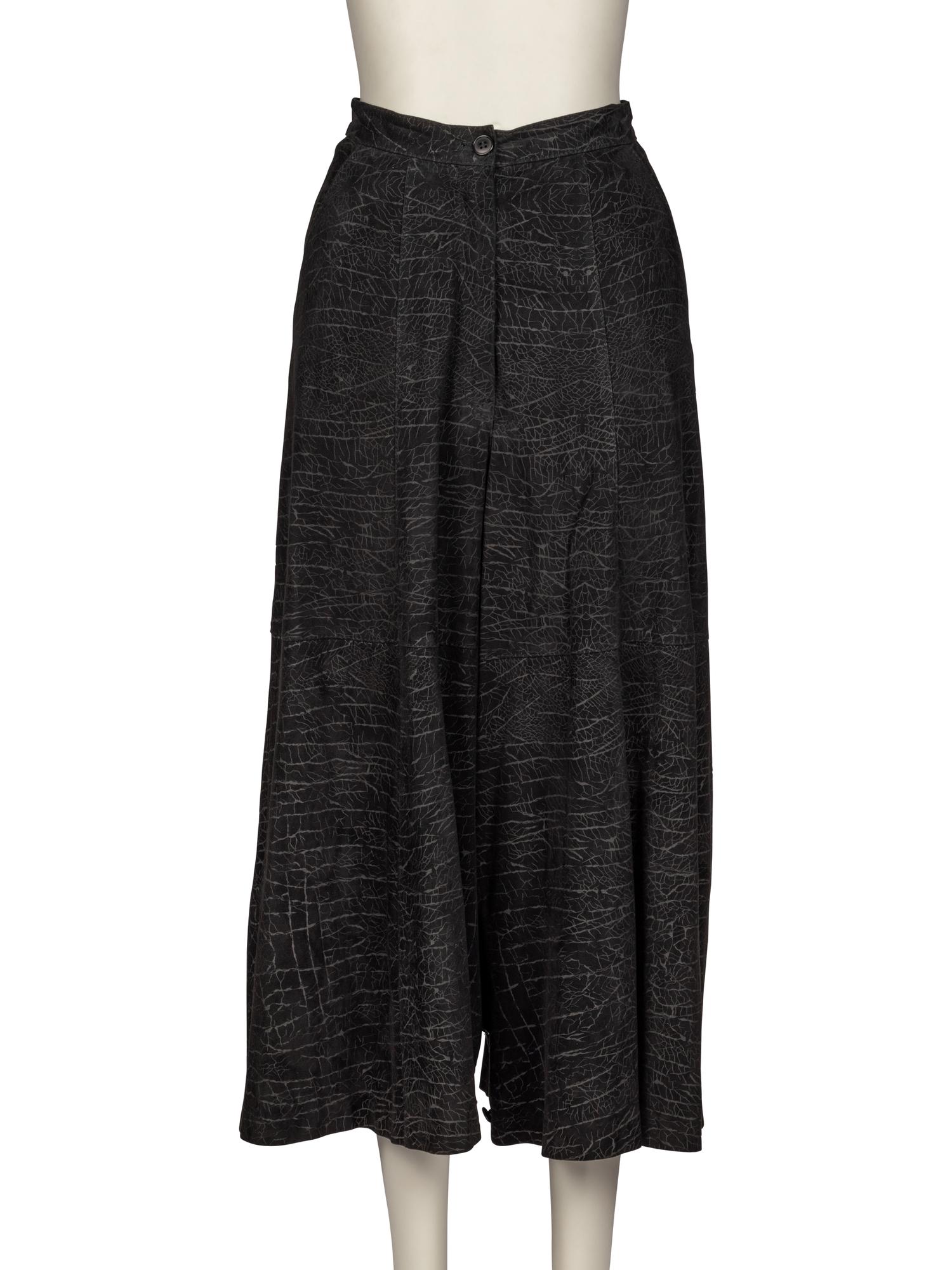 Ann Demeulemeester Sweater, Jean Paul Gaultier Blouse, Yohji Yamamoto Jacket, and Gianfranco Ferré Pant, 1990s