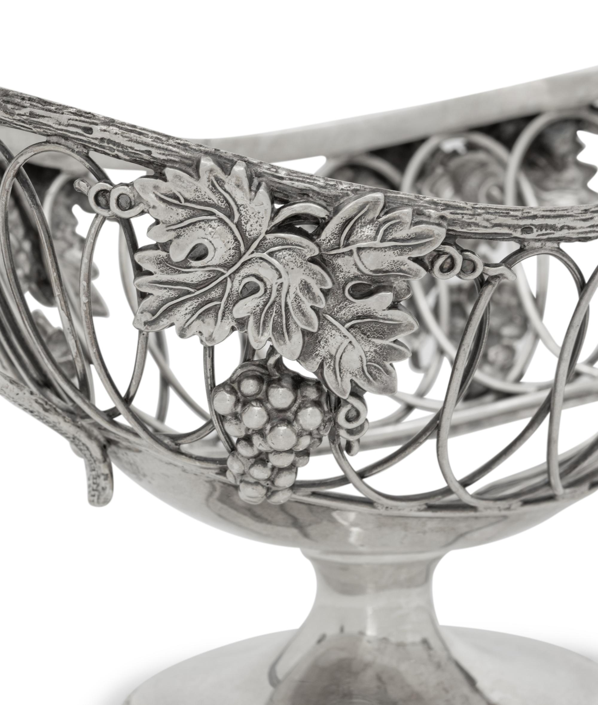An American Silver Fruit Basket