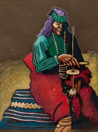 Seated Indian