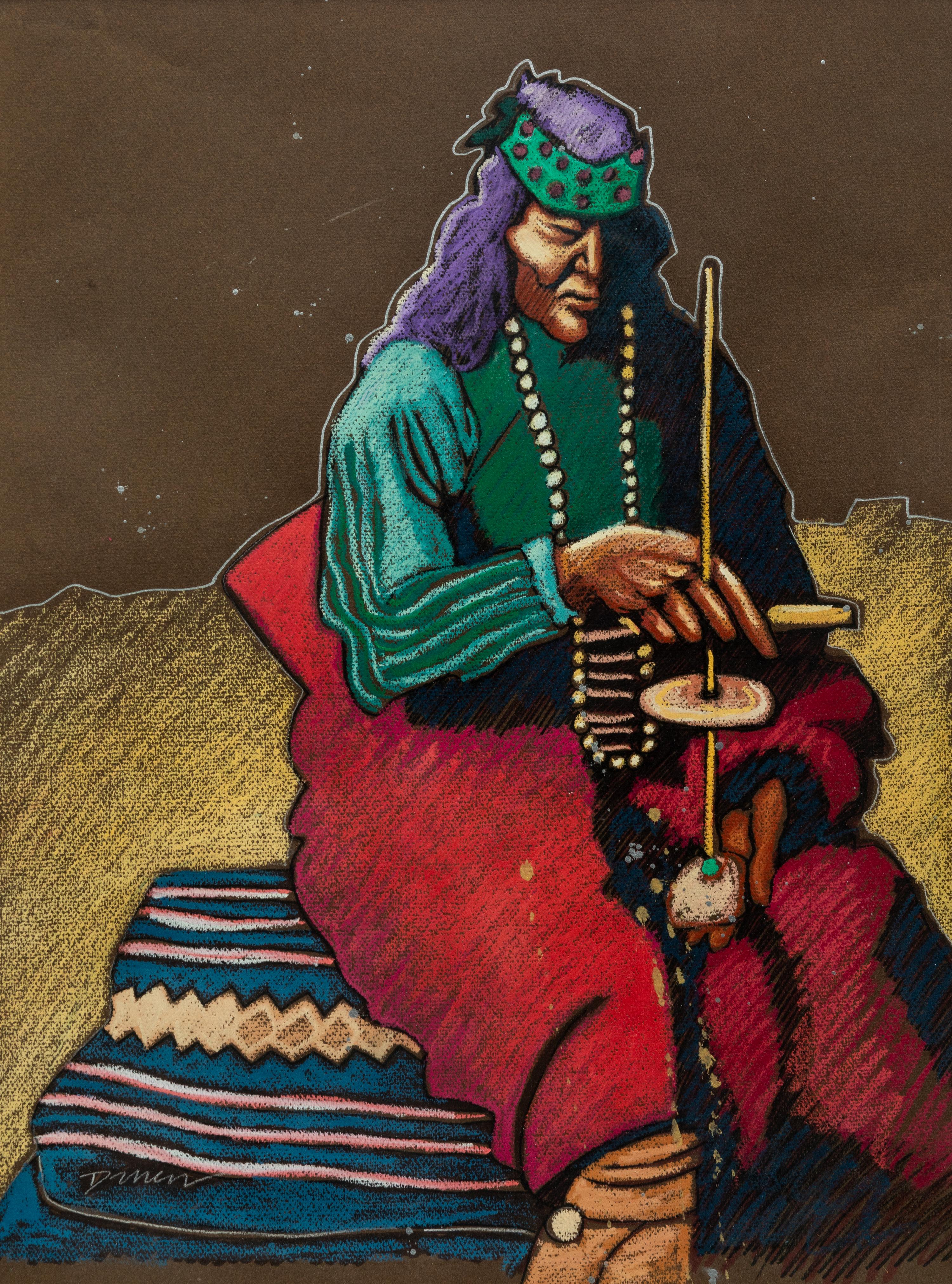 Seated Indian