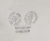 A Set of Six French Pewter Dinner Plates Diameter 12 1/4 inches. — PIERRE DEUX