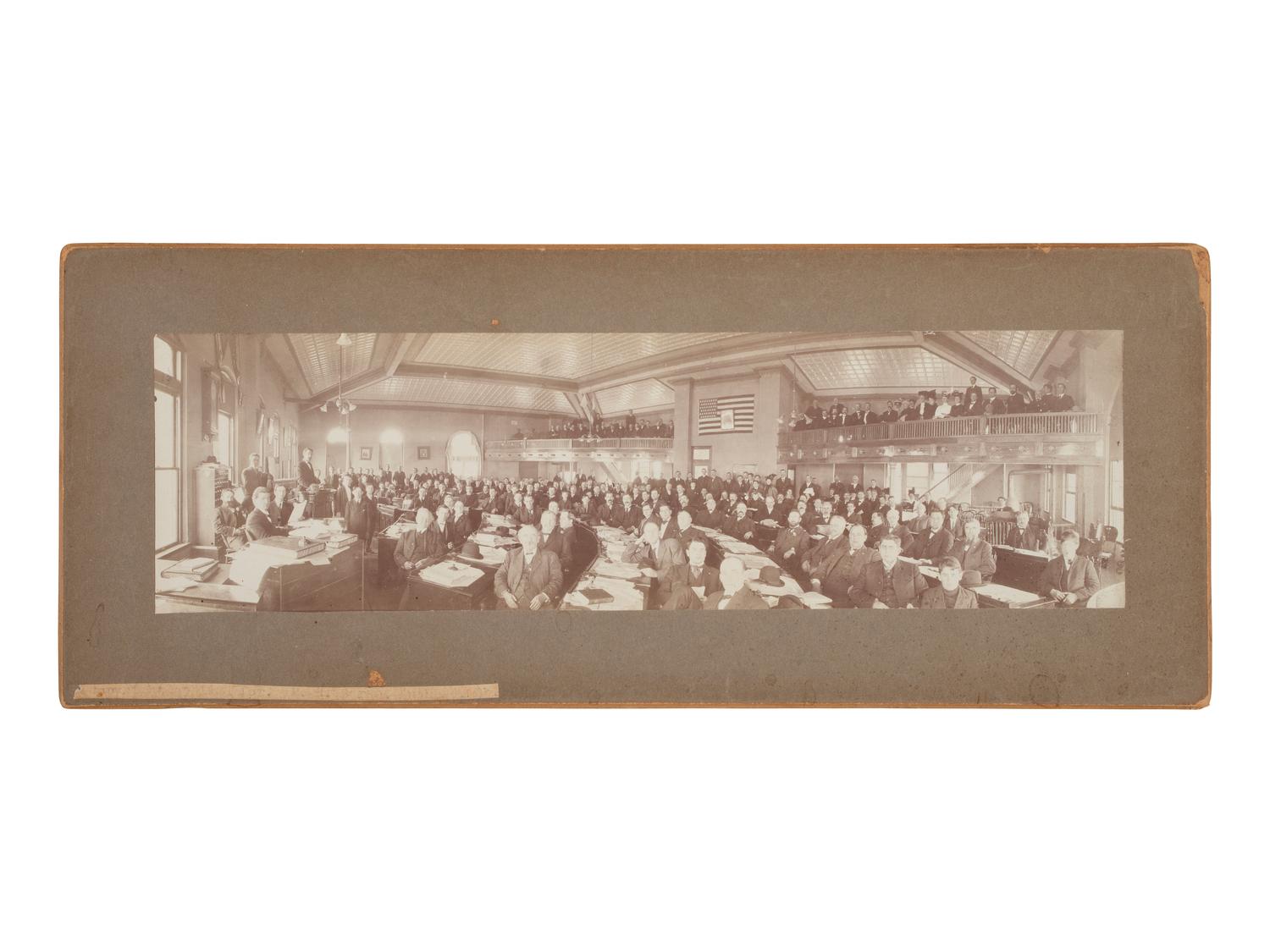 [EARLY PHOTOGRAPHY]. BARDE, Fred S., Constitutional Convention, 1907 . Guthrie, OK.