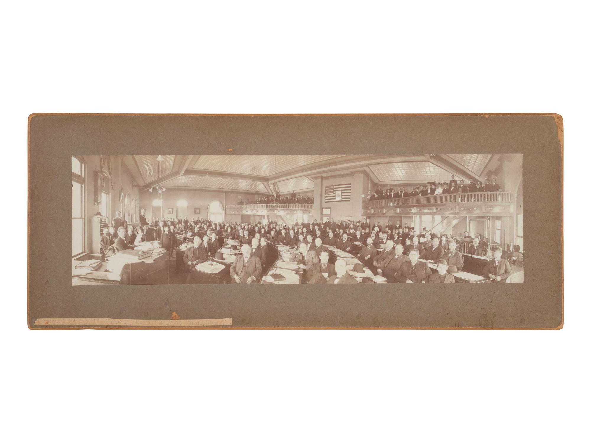 [EARLY PHOTOGRAPHY]. BARDE, Fred S., Constitutional Convention, 1907 . Guthrie, OK.