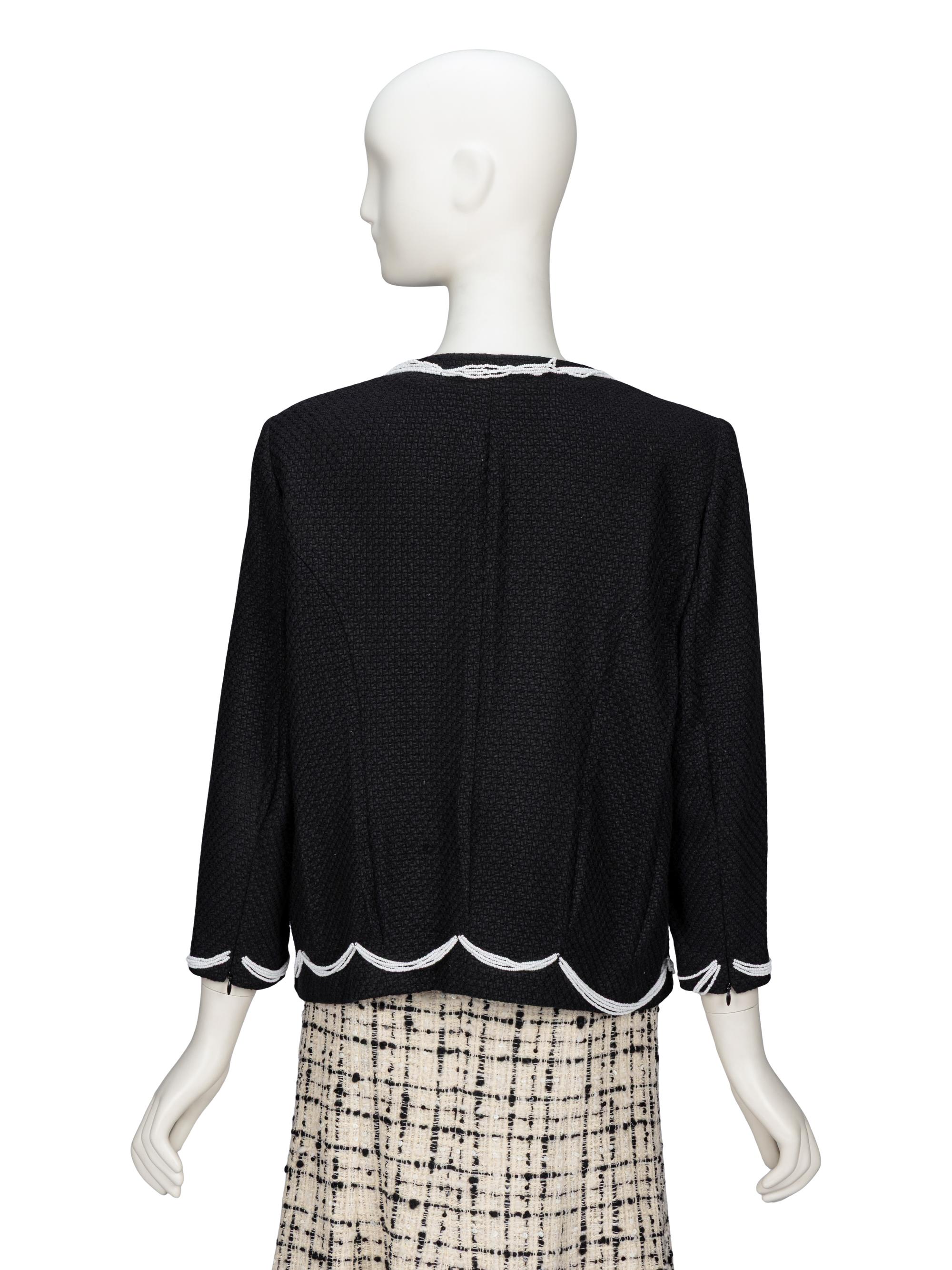 Chanel, Bead-Trimmed Tweed Jacket