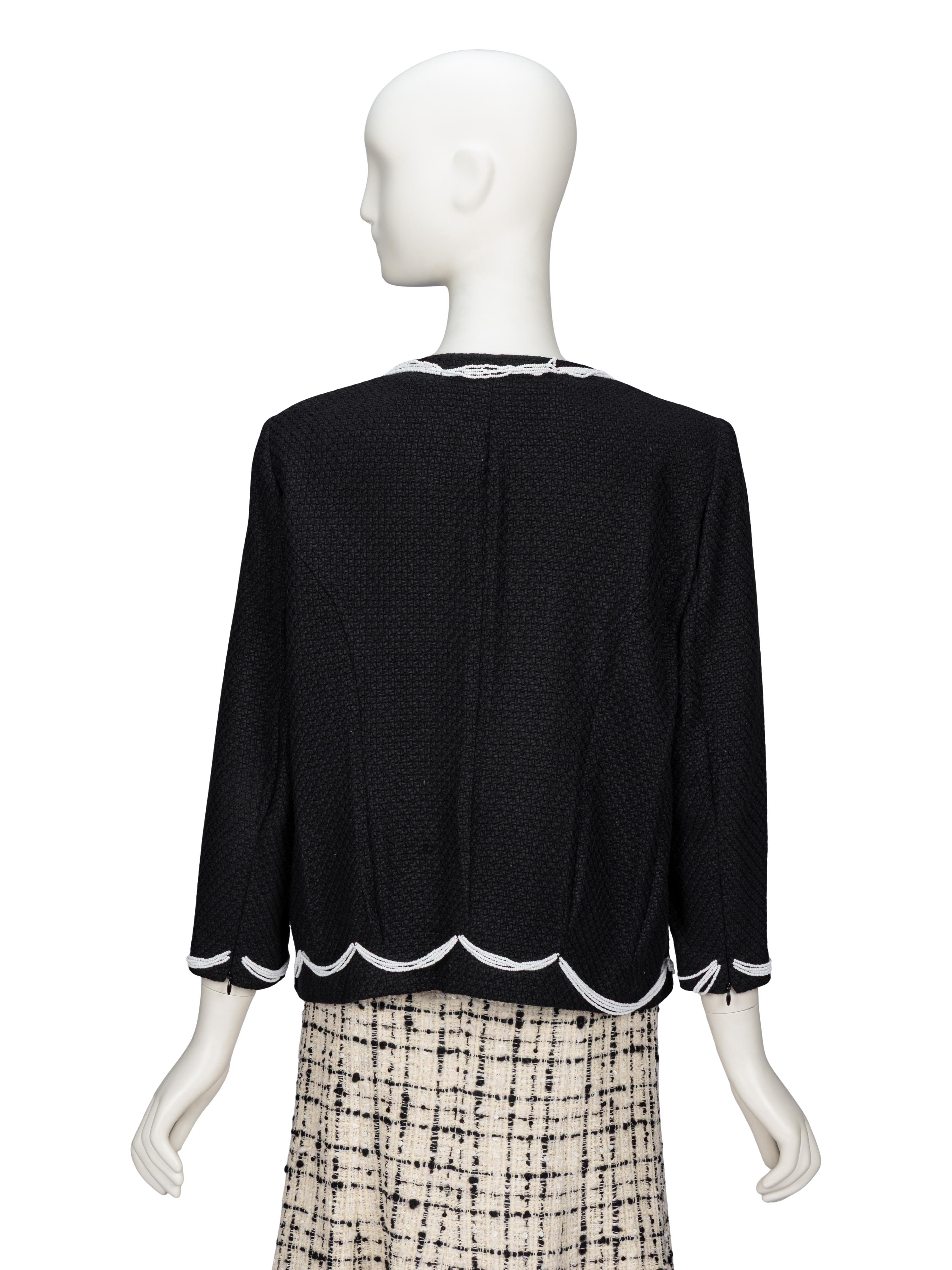 Chanel, Bead-Trimmed Tweed Jacket