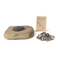 Stone Mono and Metate, with Assorted Pottery Sherds