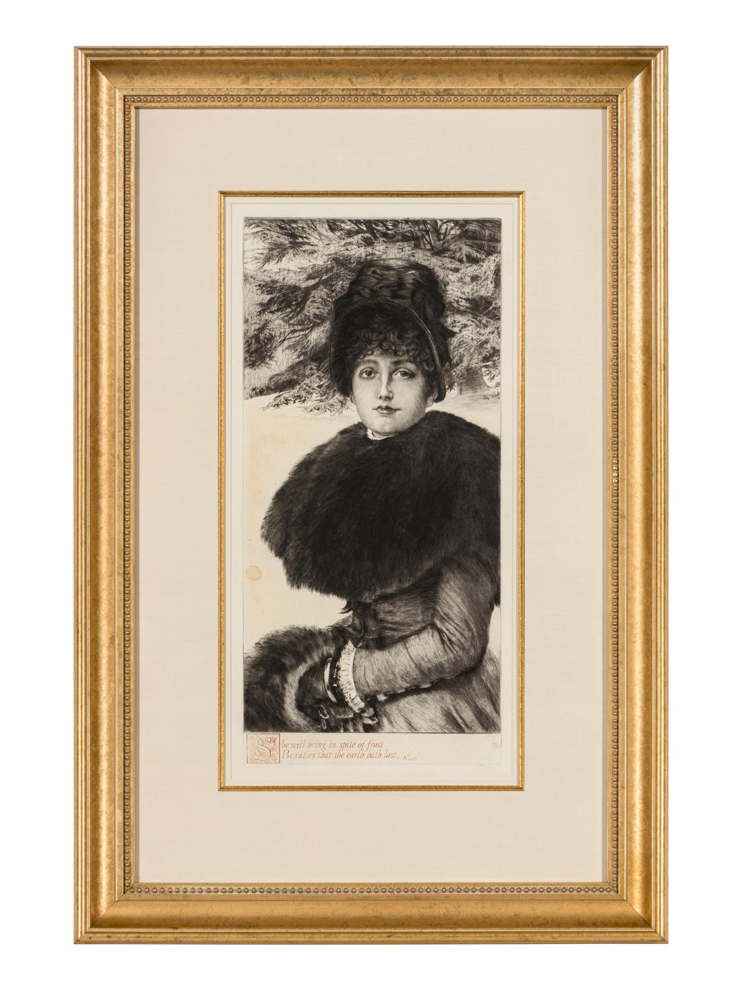 Promenade dans la neige (A Winter's Walk) , 1880