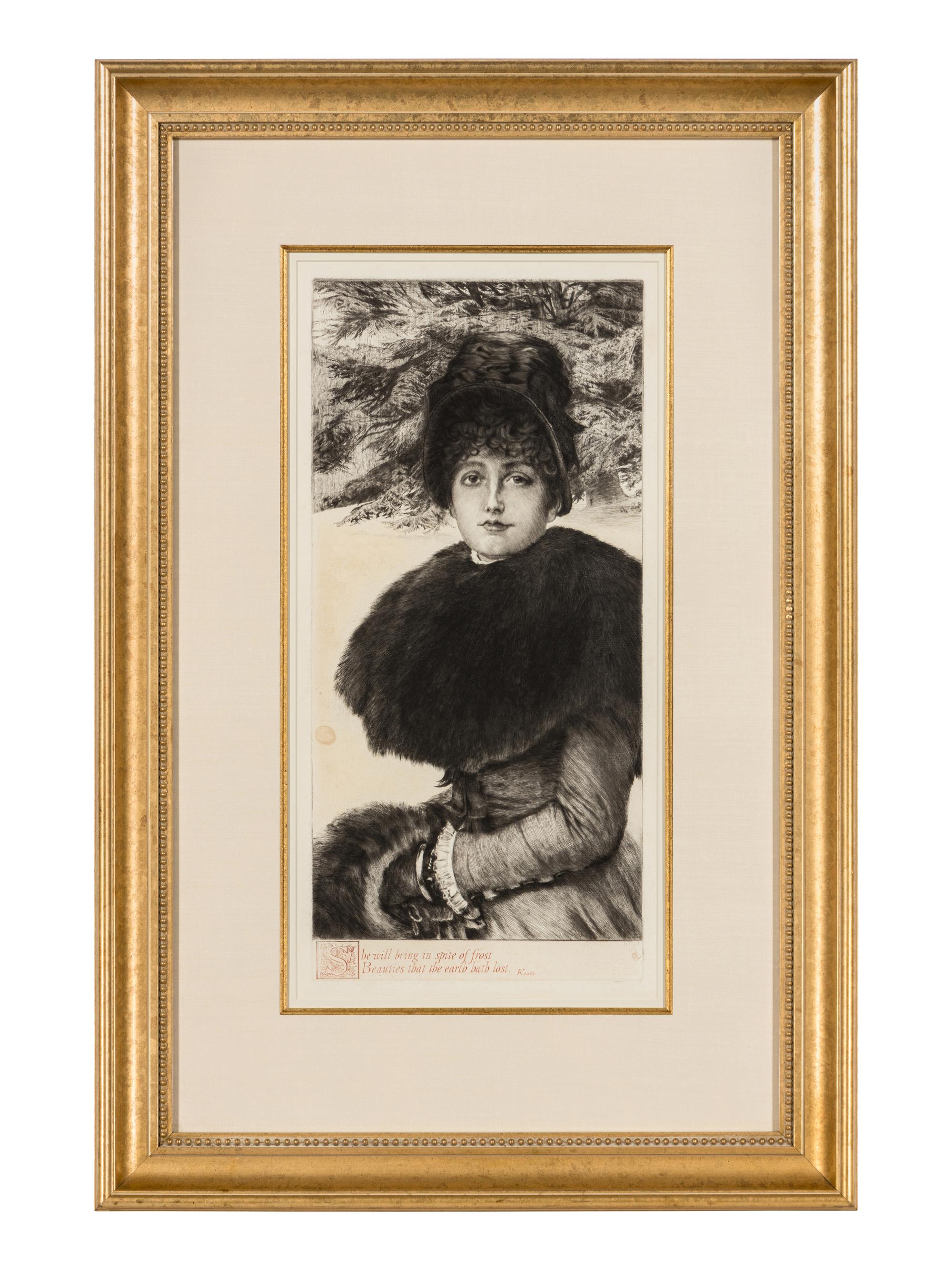 Promenade dans la neige (A Winter's Walk) , 1880