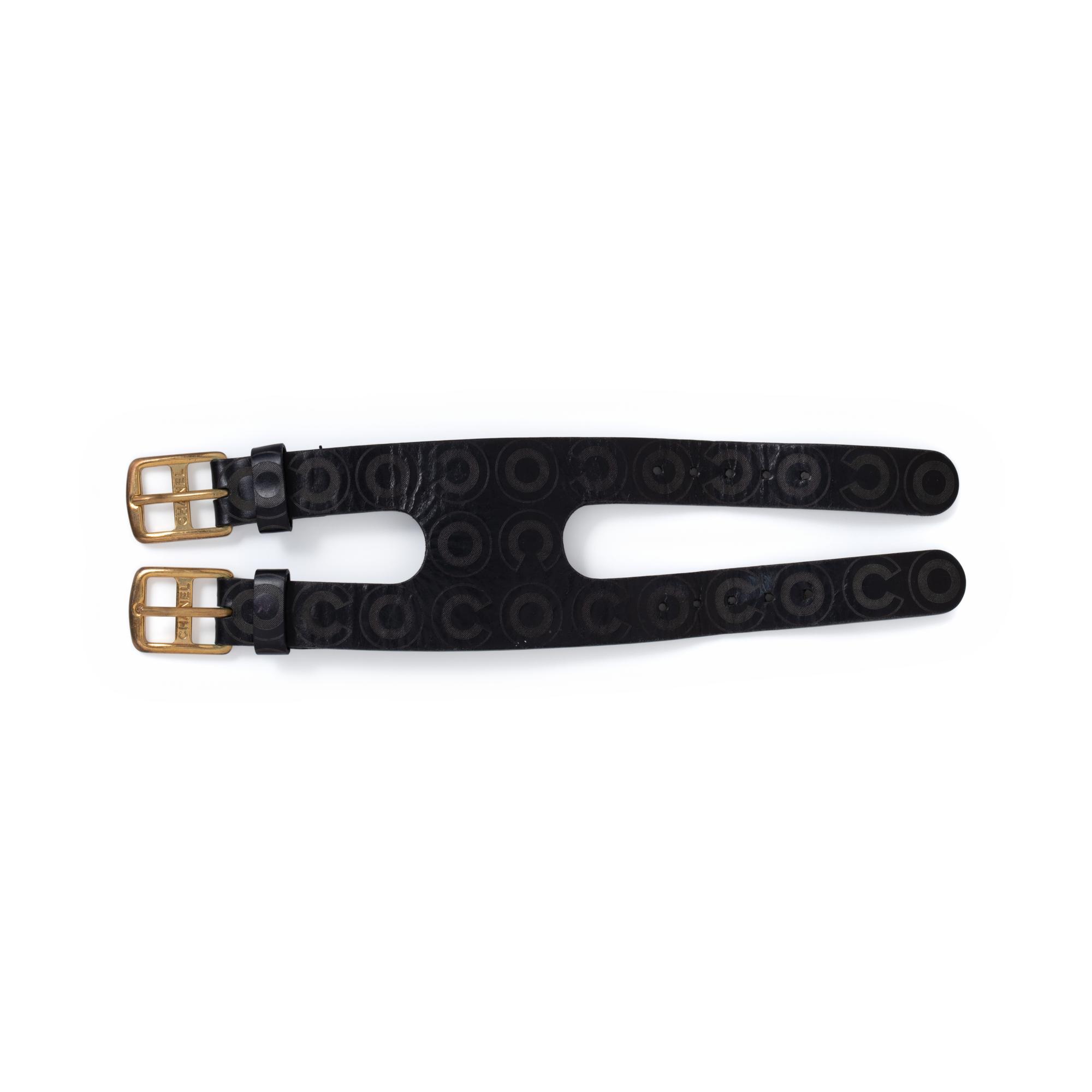 Chanel Leather Bracelet, Fall 2001