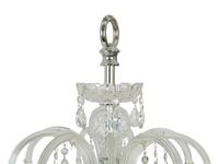 A Schonbek Cut Glass Eighteen-Light Chandelier — 20TH CENTURY
