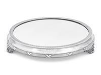 A Victorian Silver Mirrored Table Plateau