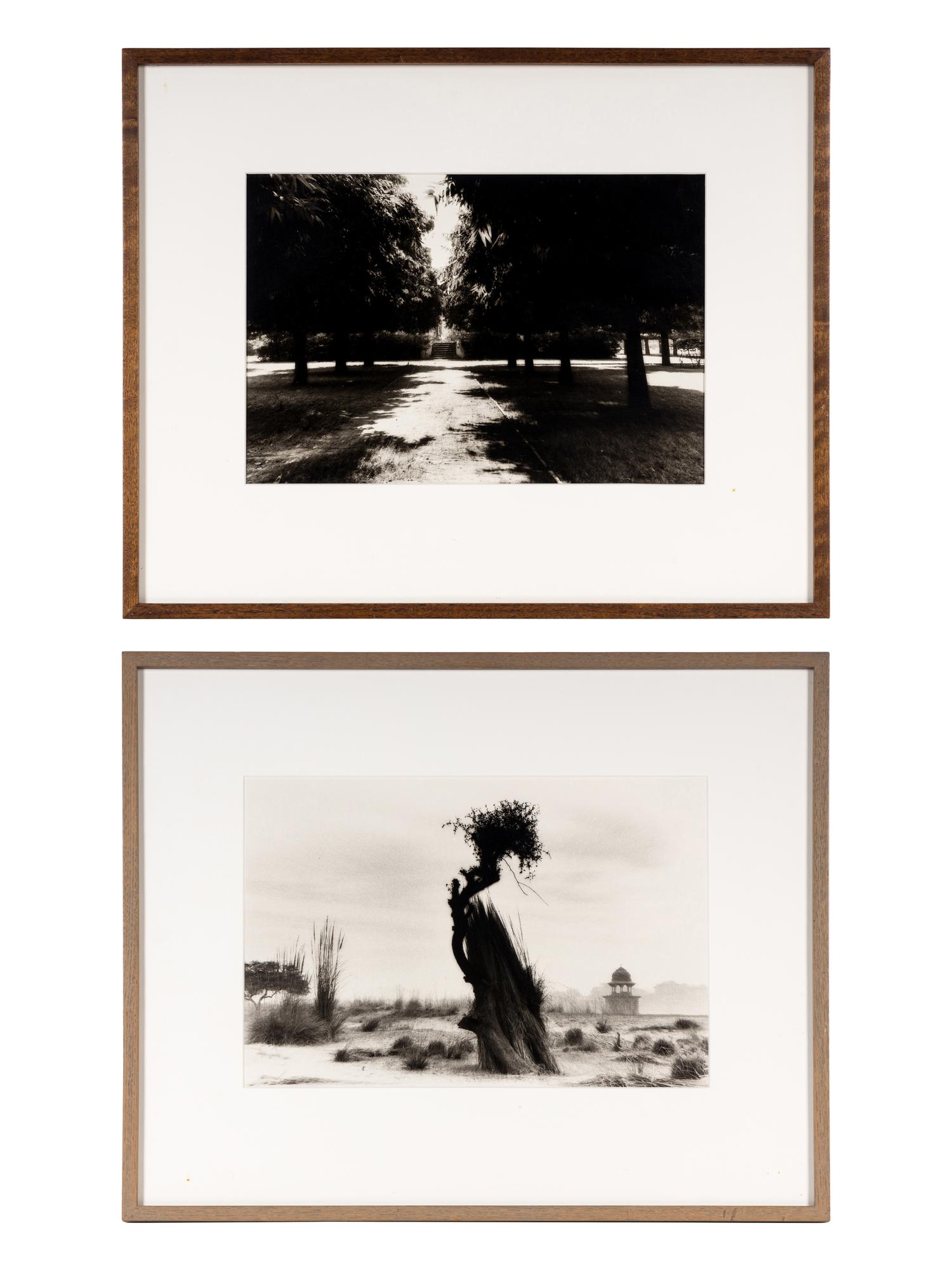 Shah Jahan's Tomb, Tree at Center, Agra , 1985, and Untitled (Garden) (Two Works)