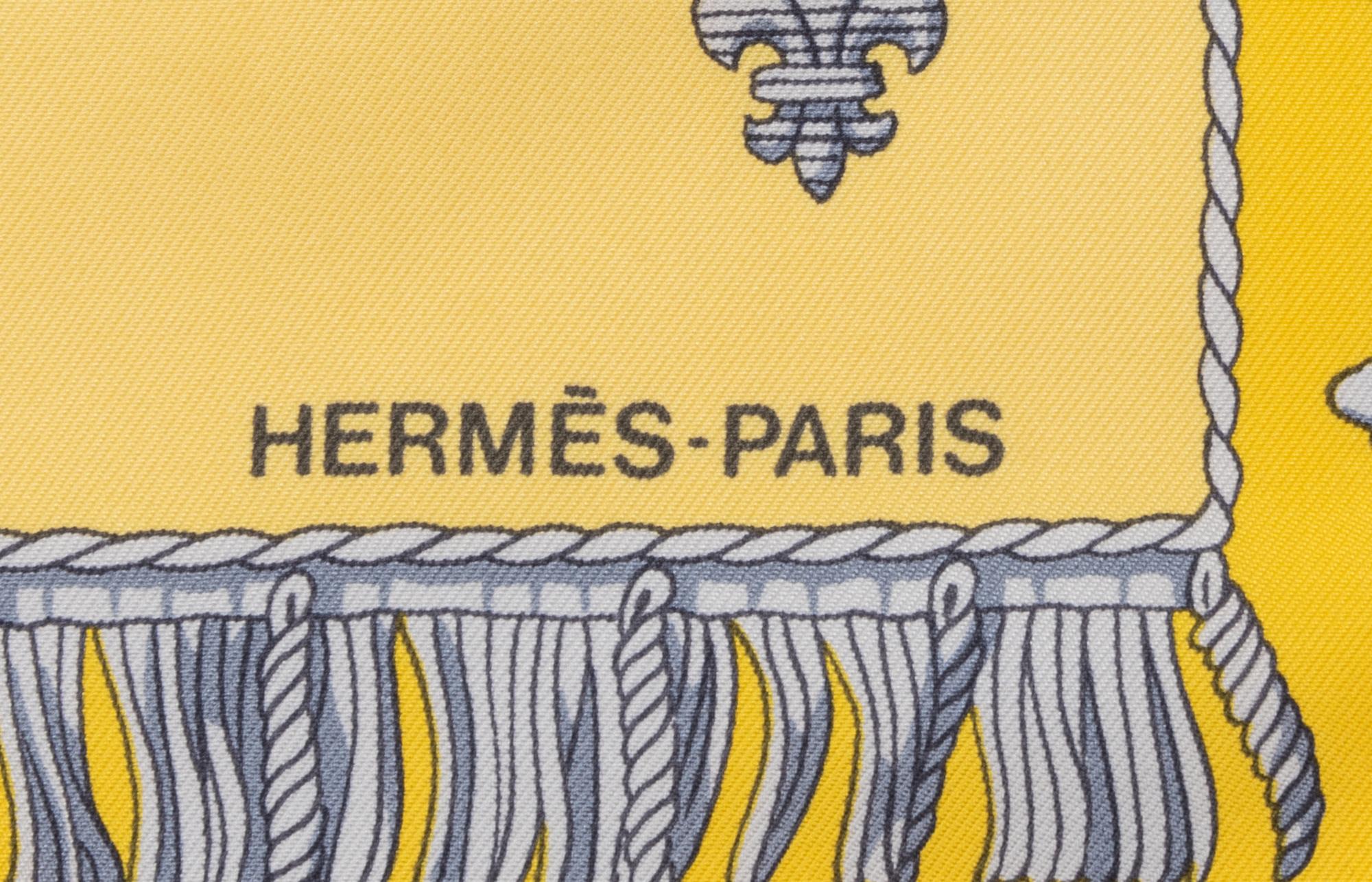 Four Designer Scarves: Two Hermès, Two Gucci