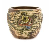 A Roseville Imperial Pottery Jardiniere Height 8 1/4 inches.