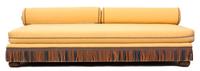 An Upholstered Day Bed Height 18 1/2 x width 90 x depth 37 inches. — 20TH CENTURY