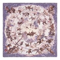 Four Designer Scarves, including Hèrmes