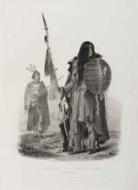 BODMER, Karl (1809-1893). ACKERMAN & Co., publisher. Assiniboin Indians .