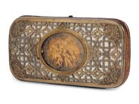 A French Gold, Silver-Gilt and Mother-of-Pearl Cigar Case