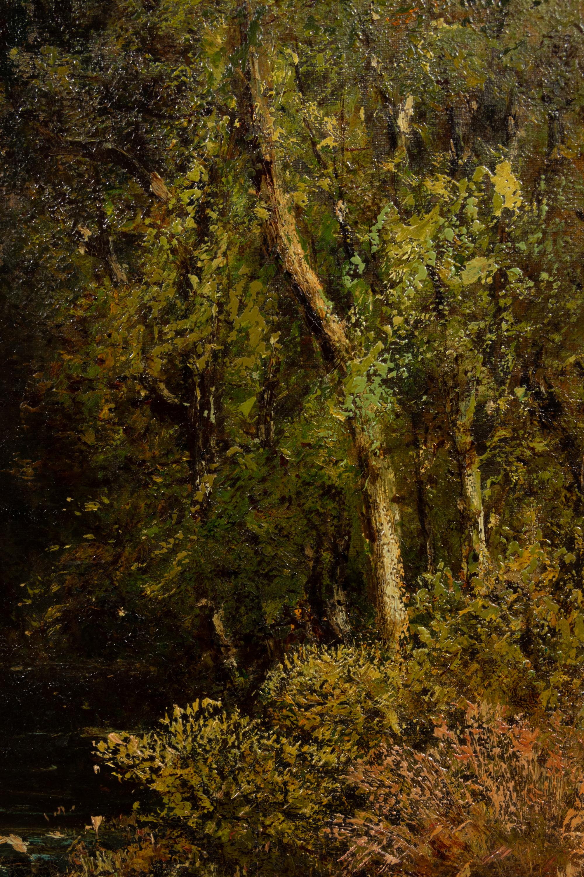 Landscape with Cows in a Stream