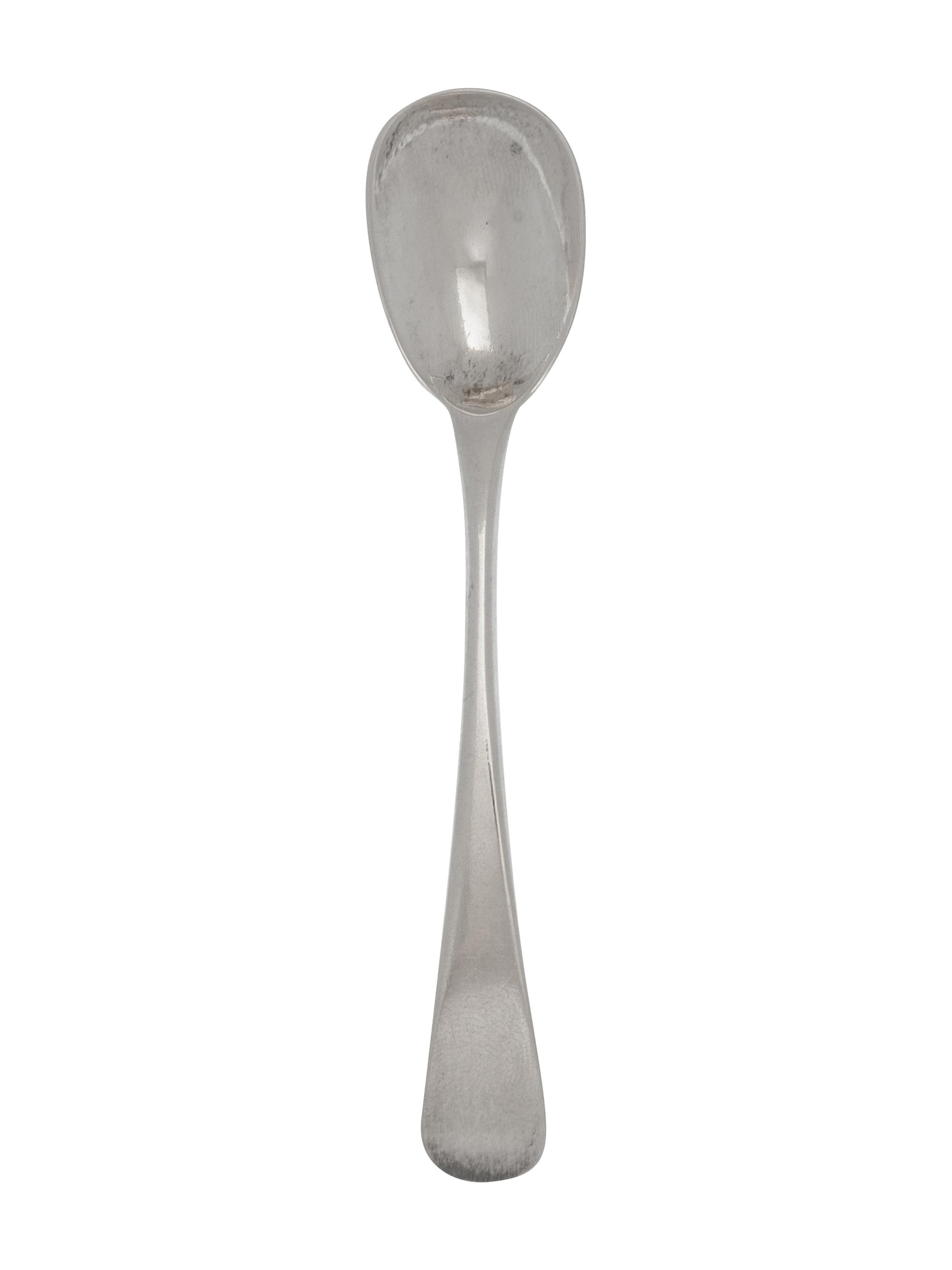 A George III Silver Condiment Spoon