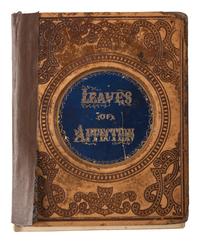 [CIVIL WAR]. An autograph album, ca 1863-1865, featuring the signatures of Confederate POWs held at Fort Delaware, including soldiers from "The Immortal Six Hundred."
