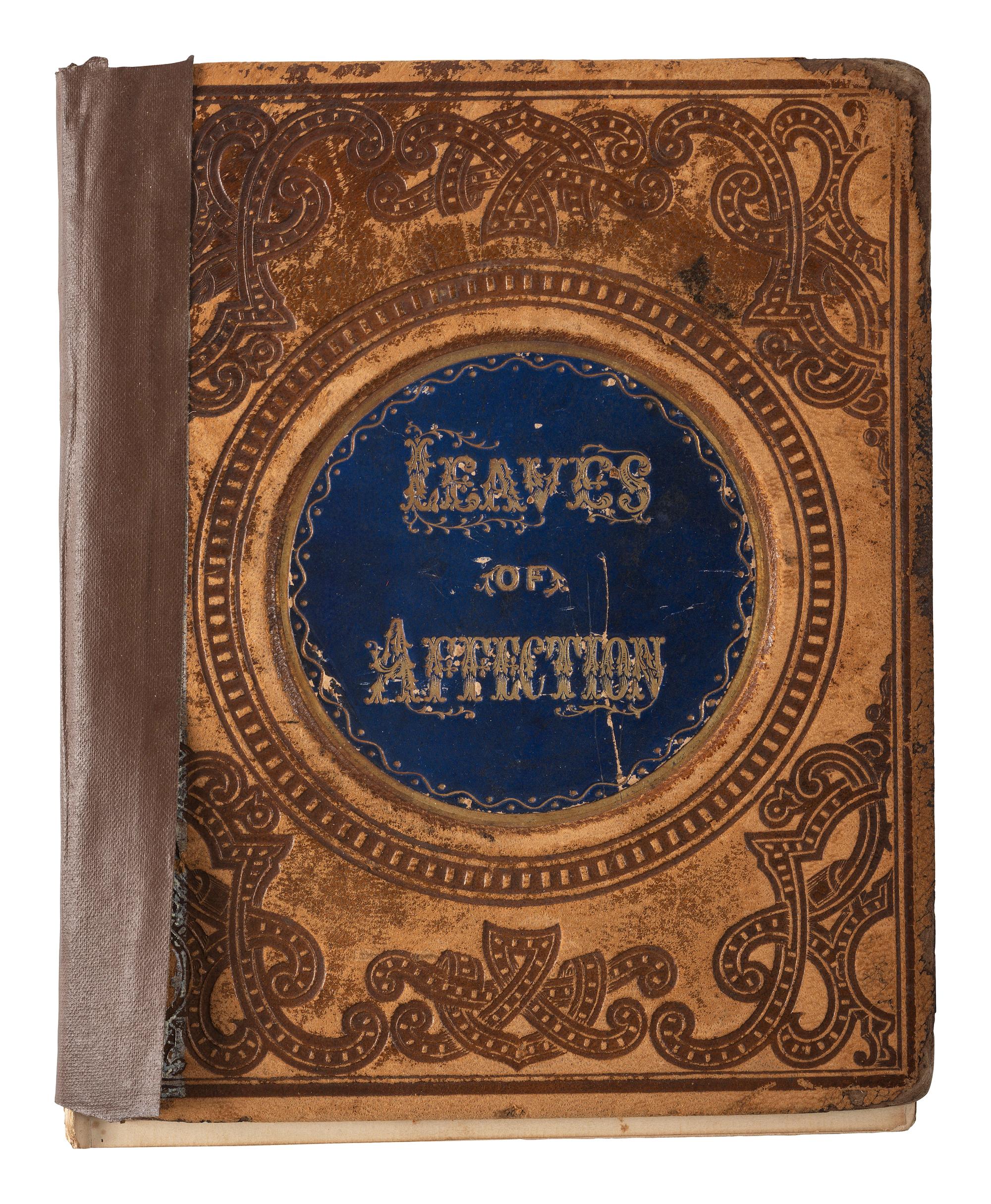 [CIVIL WAR]. An autograph album, ca 1863-1865, featuring the signatures of Confederate POWs held at Fort Delaware, including soldiers from "The Immortal Six Hundred."